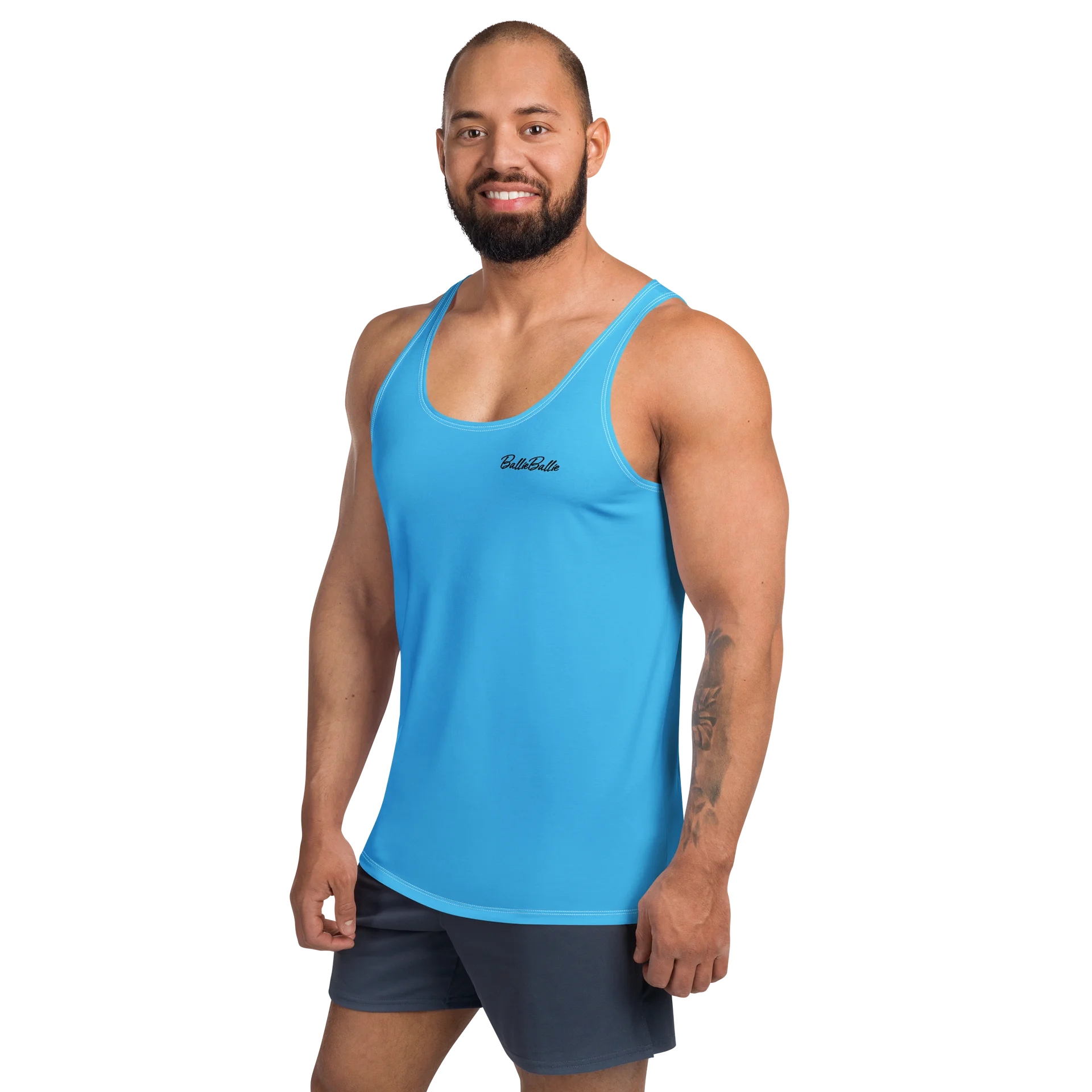 Tank Top Deep Sky Blue product image (2)