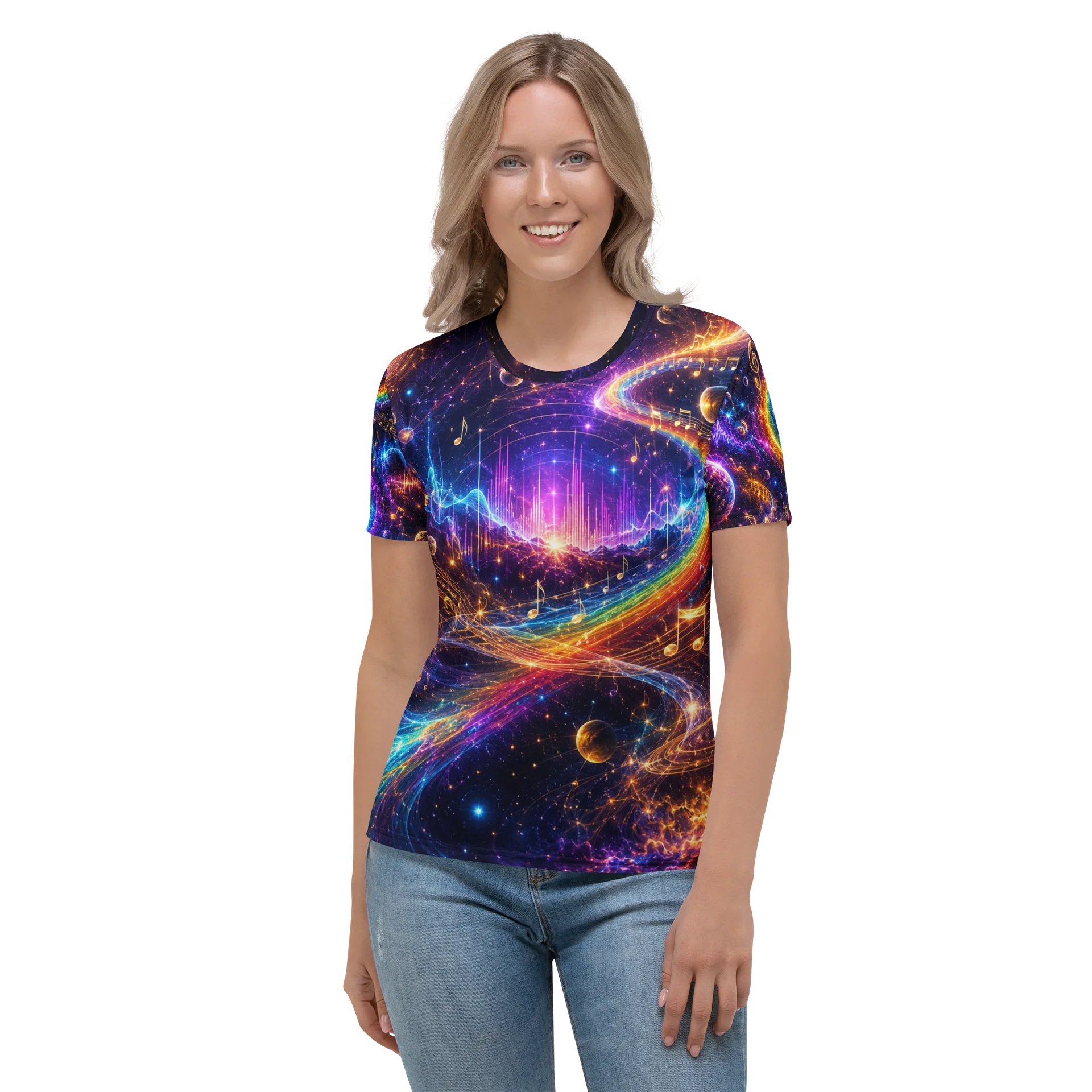 Raise Your Frequency T-shirt For Her product image (1)