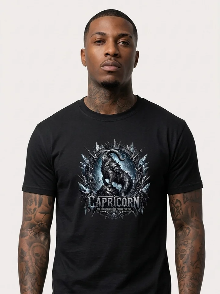 Capricorn Zodiac Gothic Streetwear Graphic Tee product image (2)