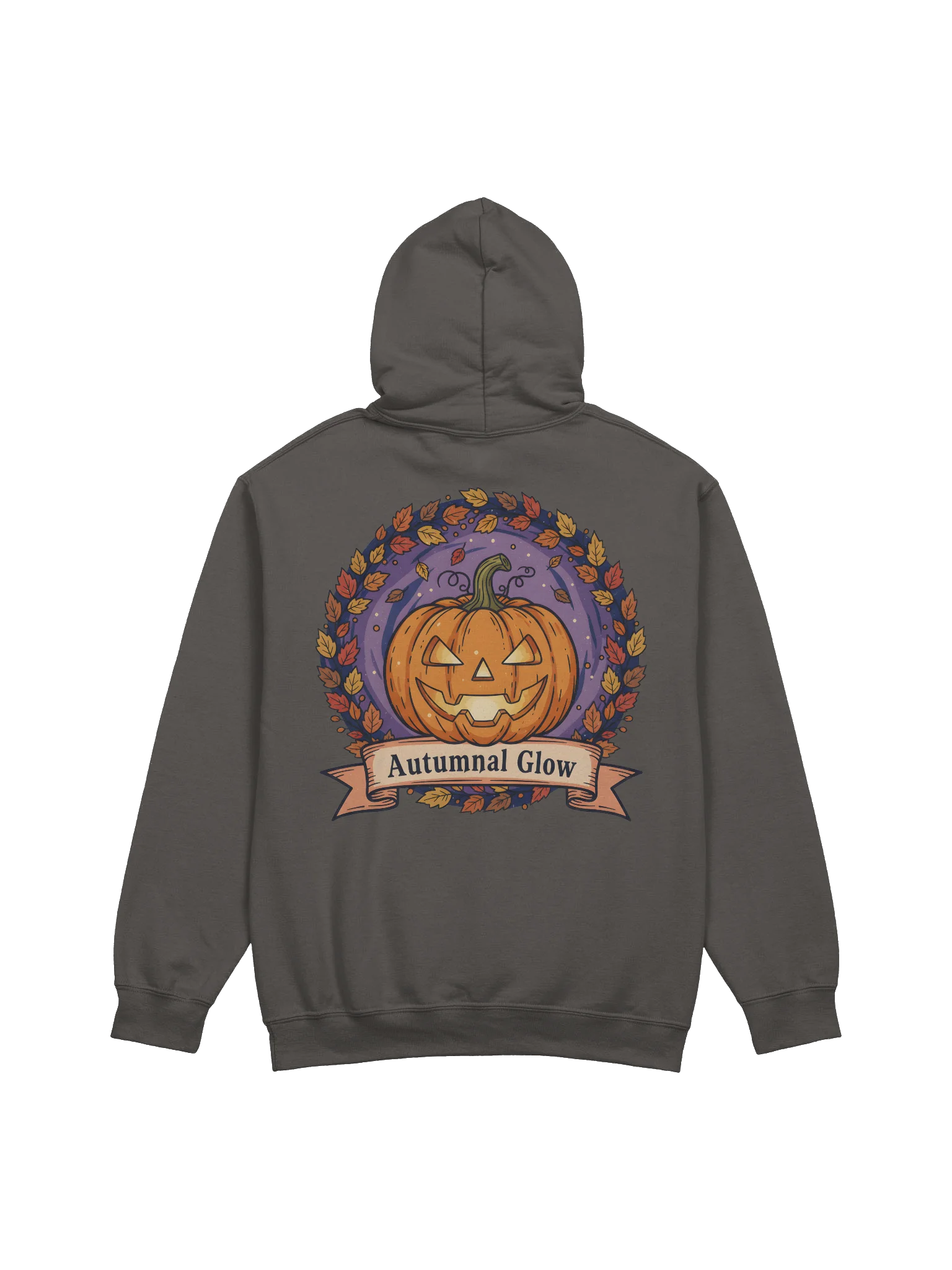 Autumnal Glow Halloween Hoodie – Cozy Pumpkin Jack-O'-Lantern Sweatshirt for Spooky Season product image (18)