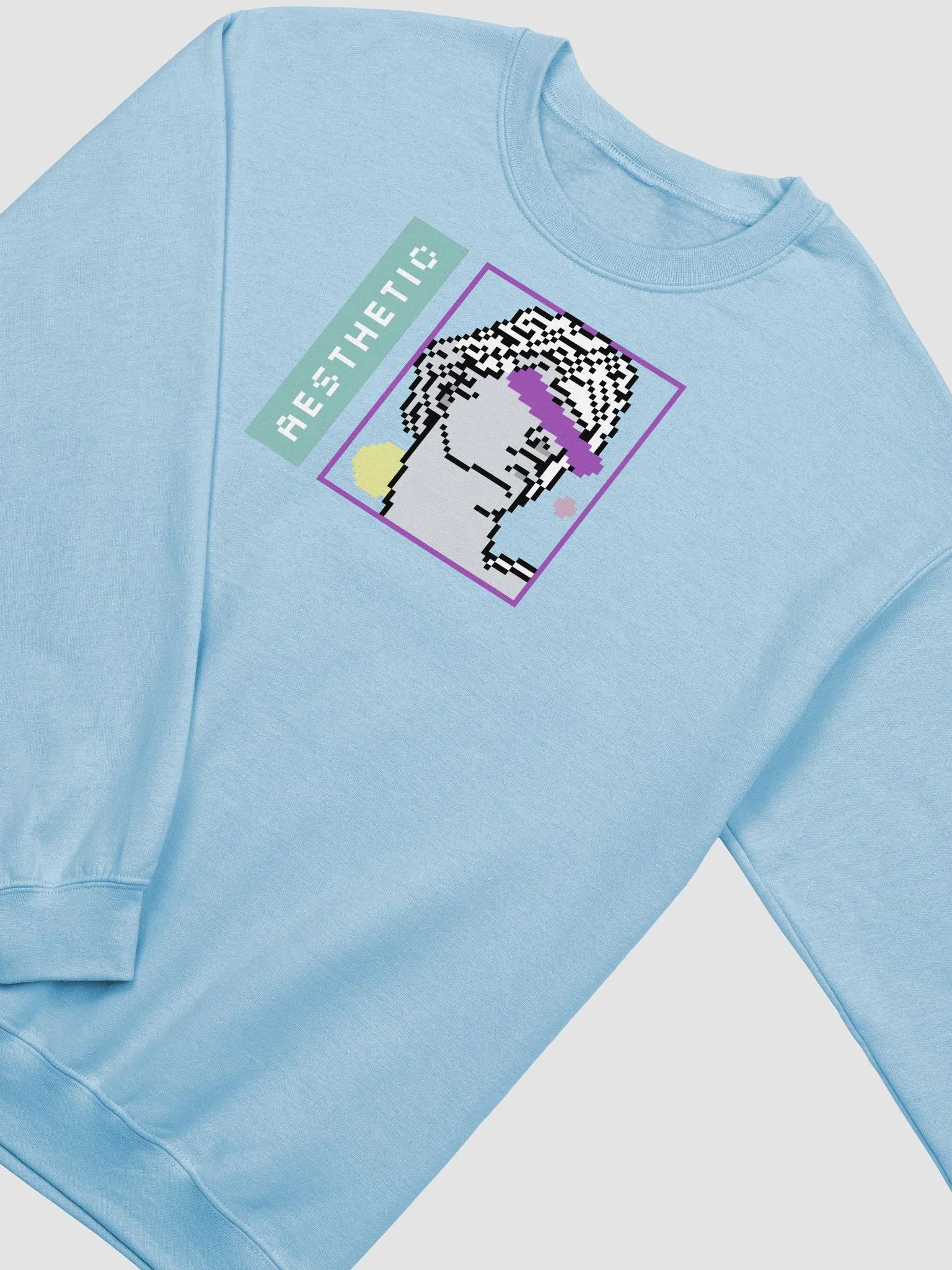 Pixelated Vaporwave Aesthetic Sweatshirt product image (2)