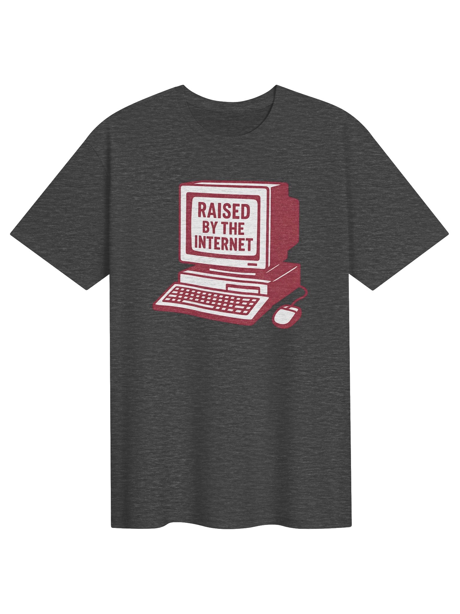 Raised By The Internet Heather Grey T-Shirt product image (1)