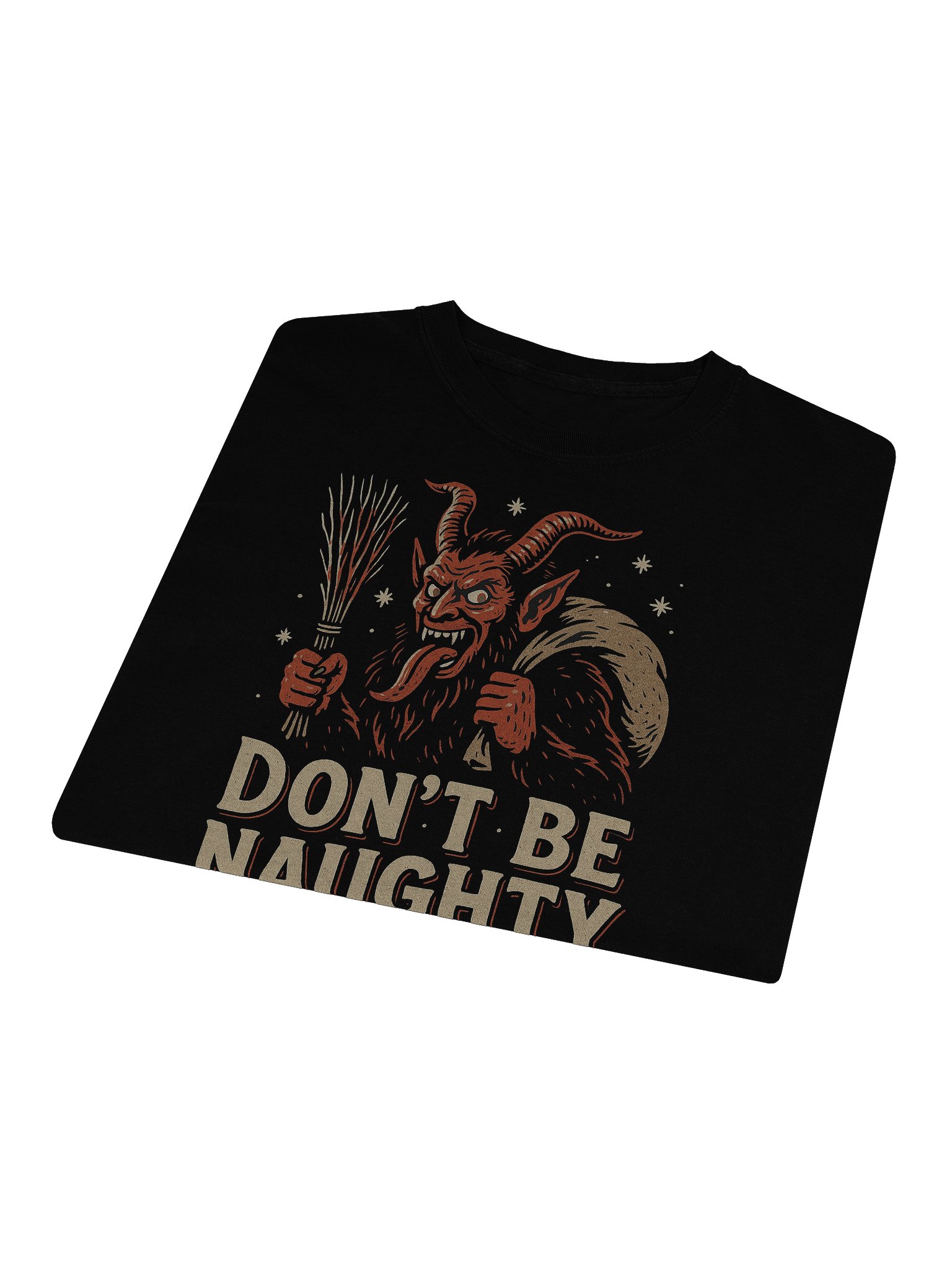 Krampus Says "Don't Be Naughty" Long Sleeve Shirt product image (3)