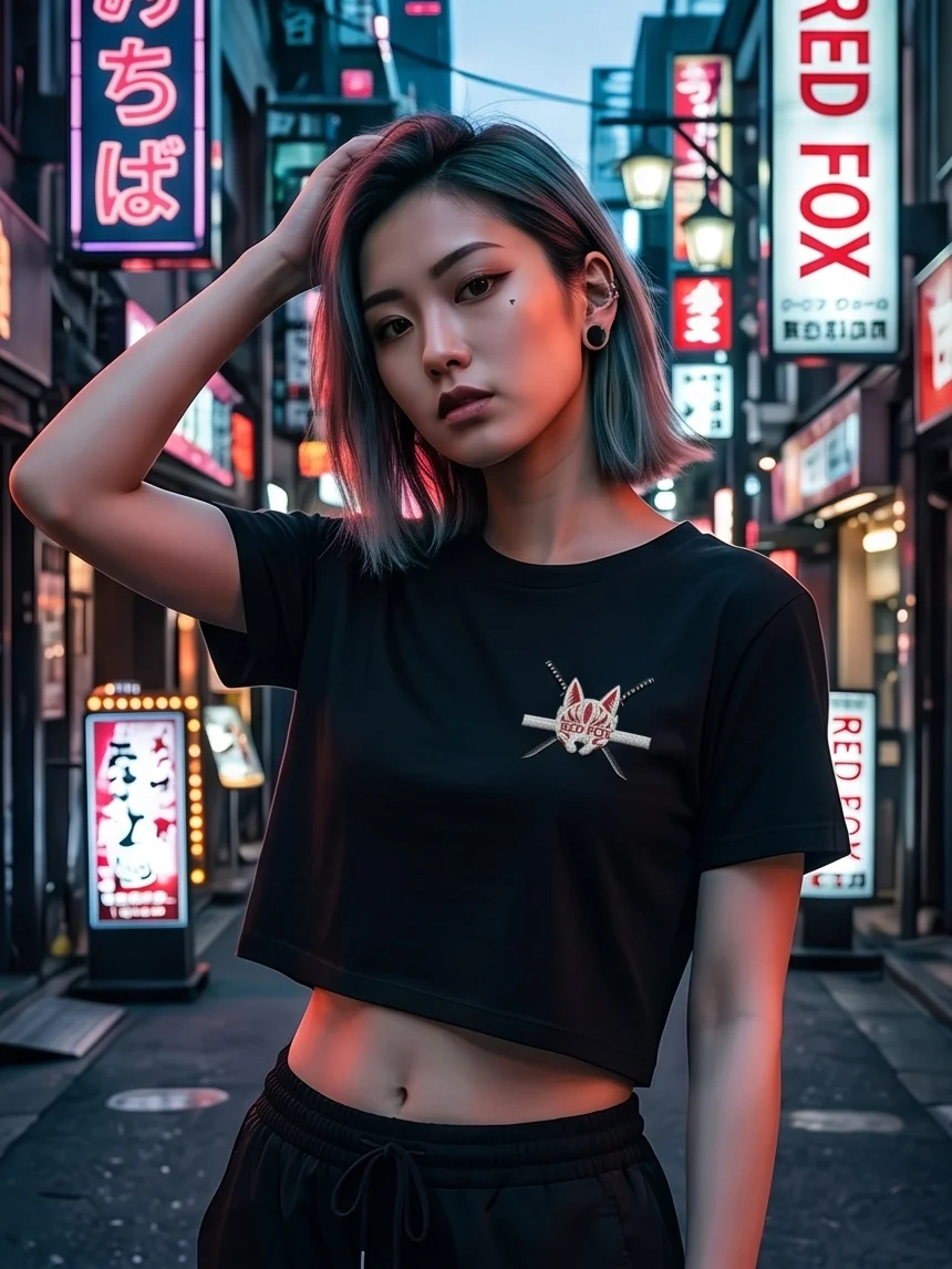 Red Fox Crop Top product image (4)
