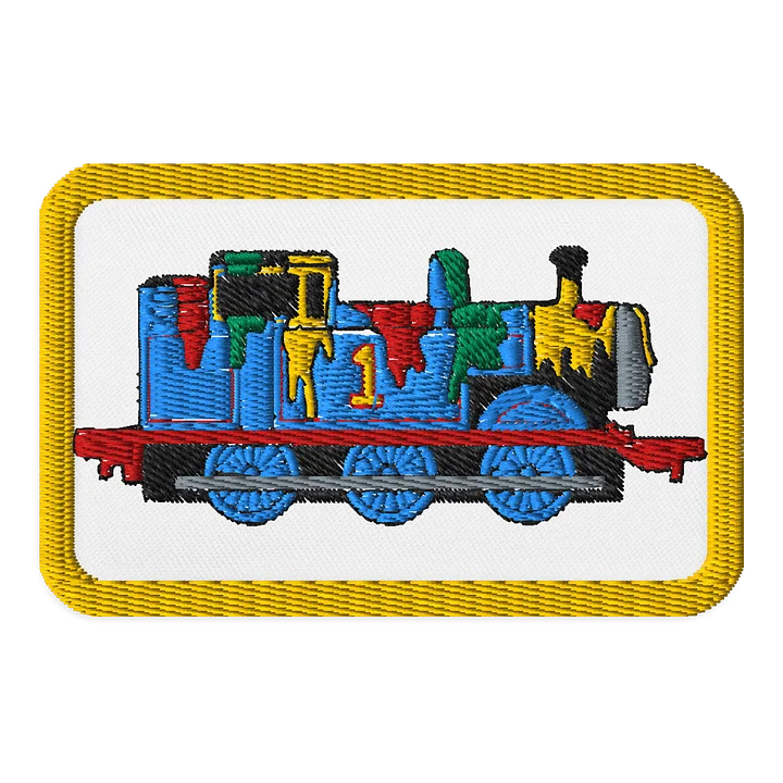 Paint Splatter Thomas Embroidered Patch product image (1)