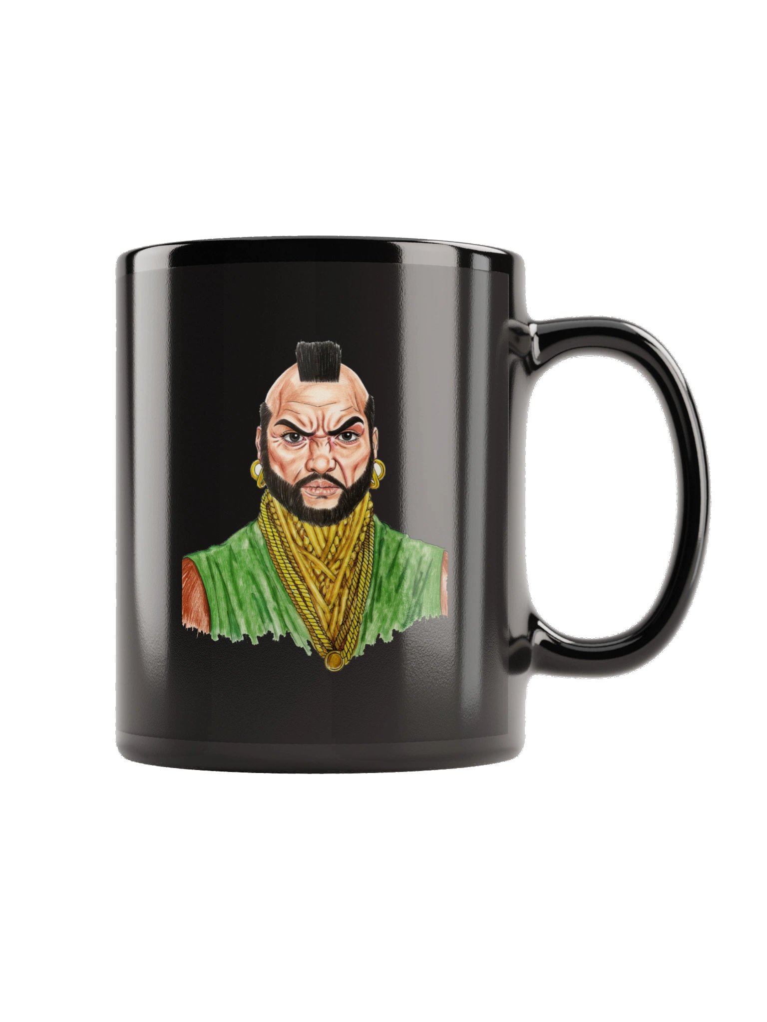 Gold Chains & Attitude — Character Portrait Mug product image (6)