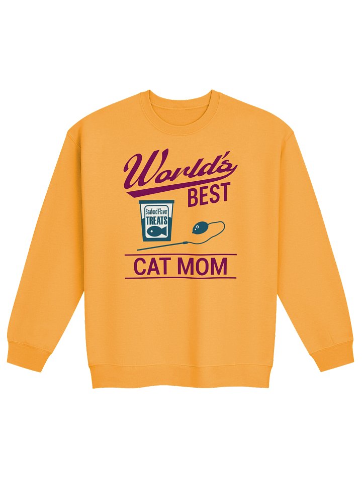 World's Best Cat Mom - Unisex Adult Sweatshirt product image (13)