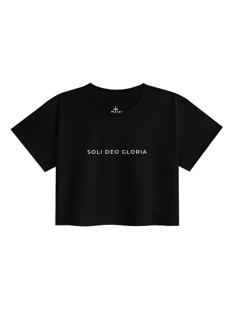 SOLI DEO GLORIA WOMEN`S CROP TOP
