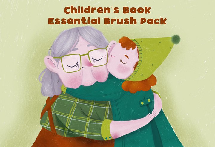Children's Book Essential Procreate Brush Pack product image (1)