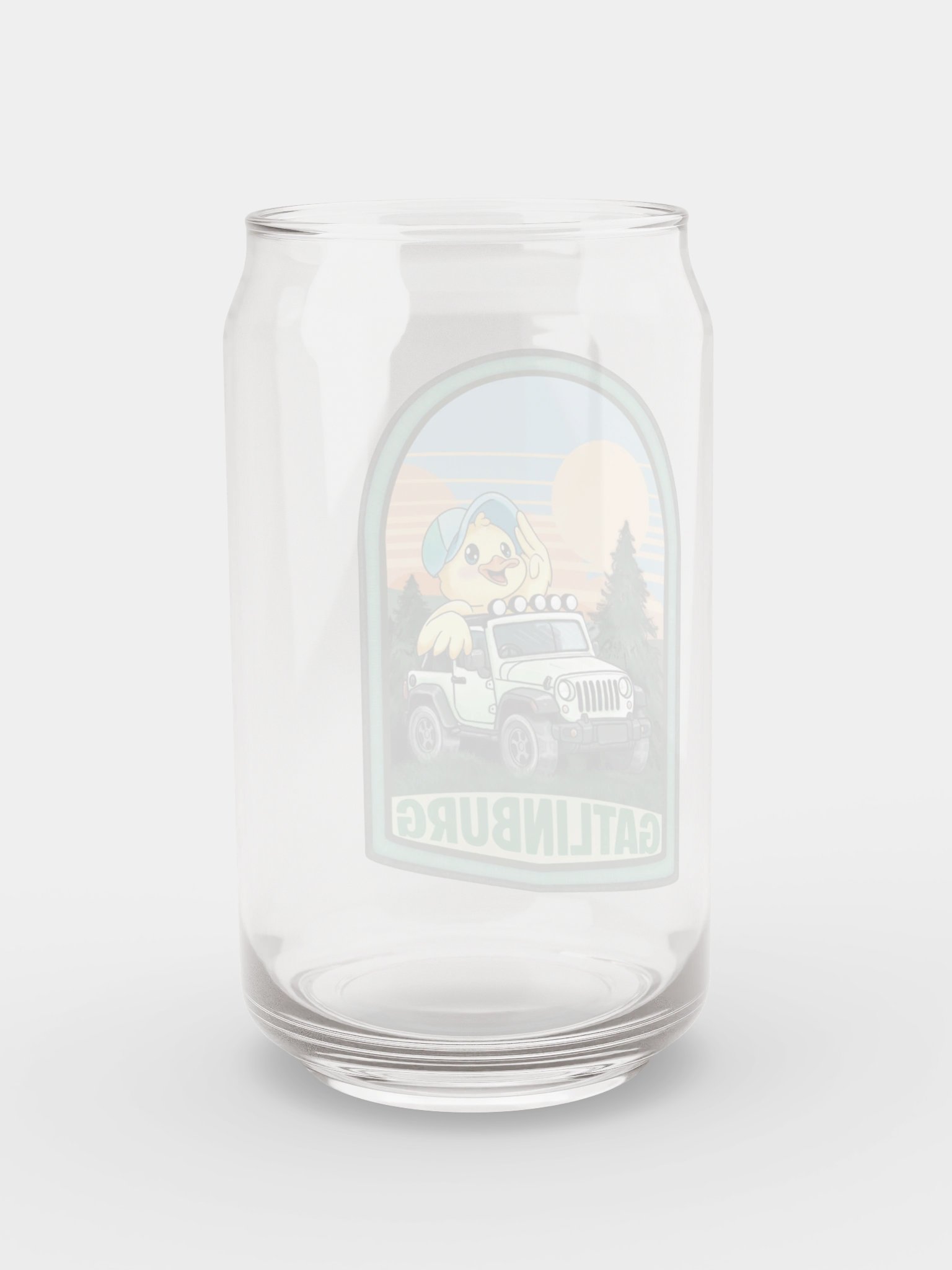 Gatlinburg Jeep Invasion Duck Glass — Event Edition product image (8)