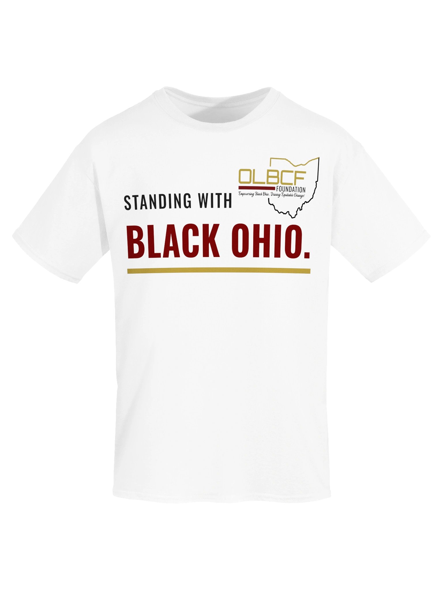 OLBCF Standing With Black Ohio Tee (White) product image (4)