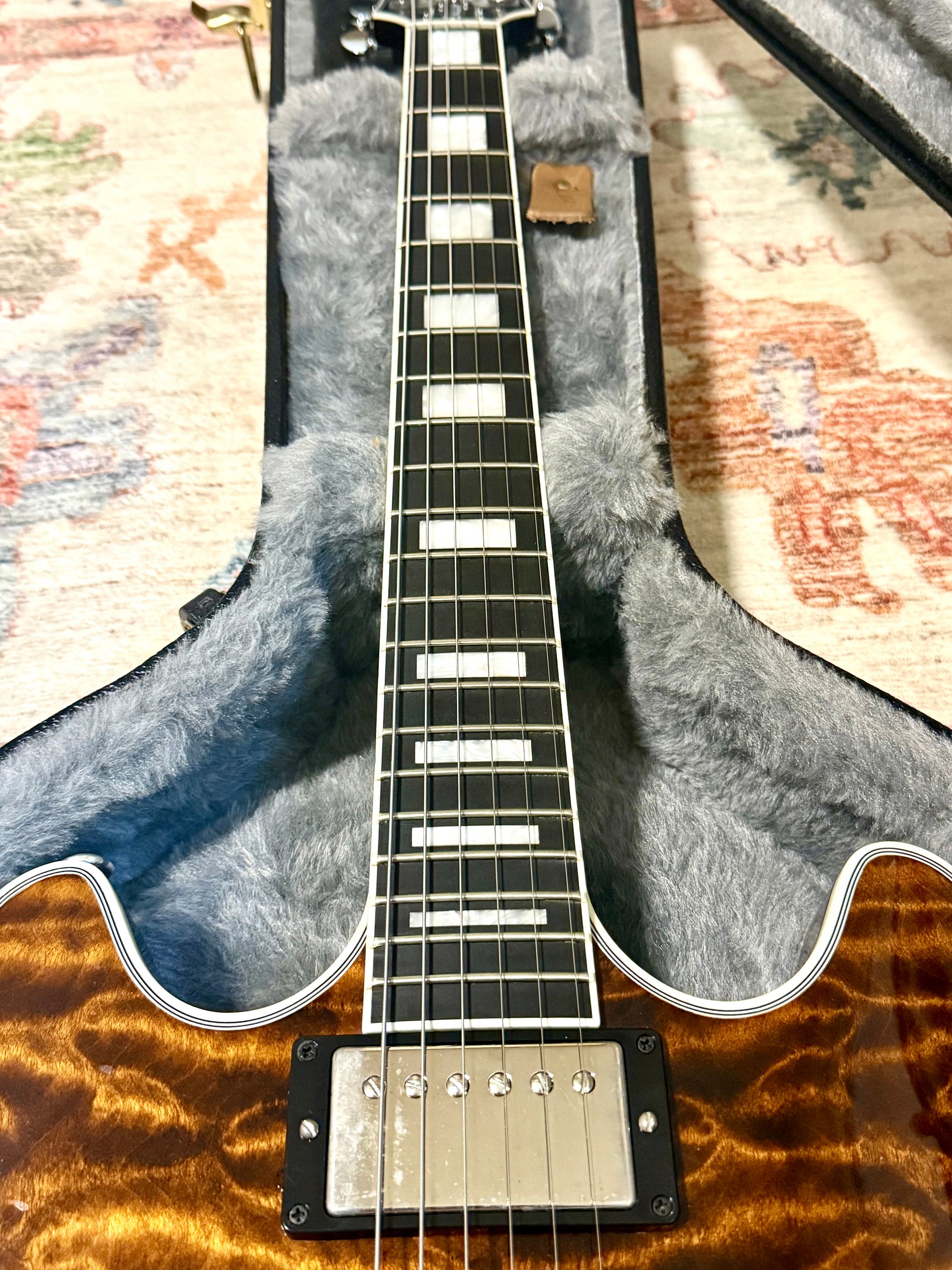 2016 Gibson Midtown Deluxe "CURLY ROOT-BEER" + OHSC product image (5)