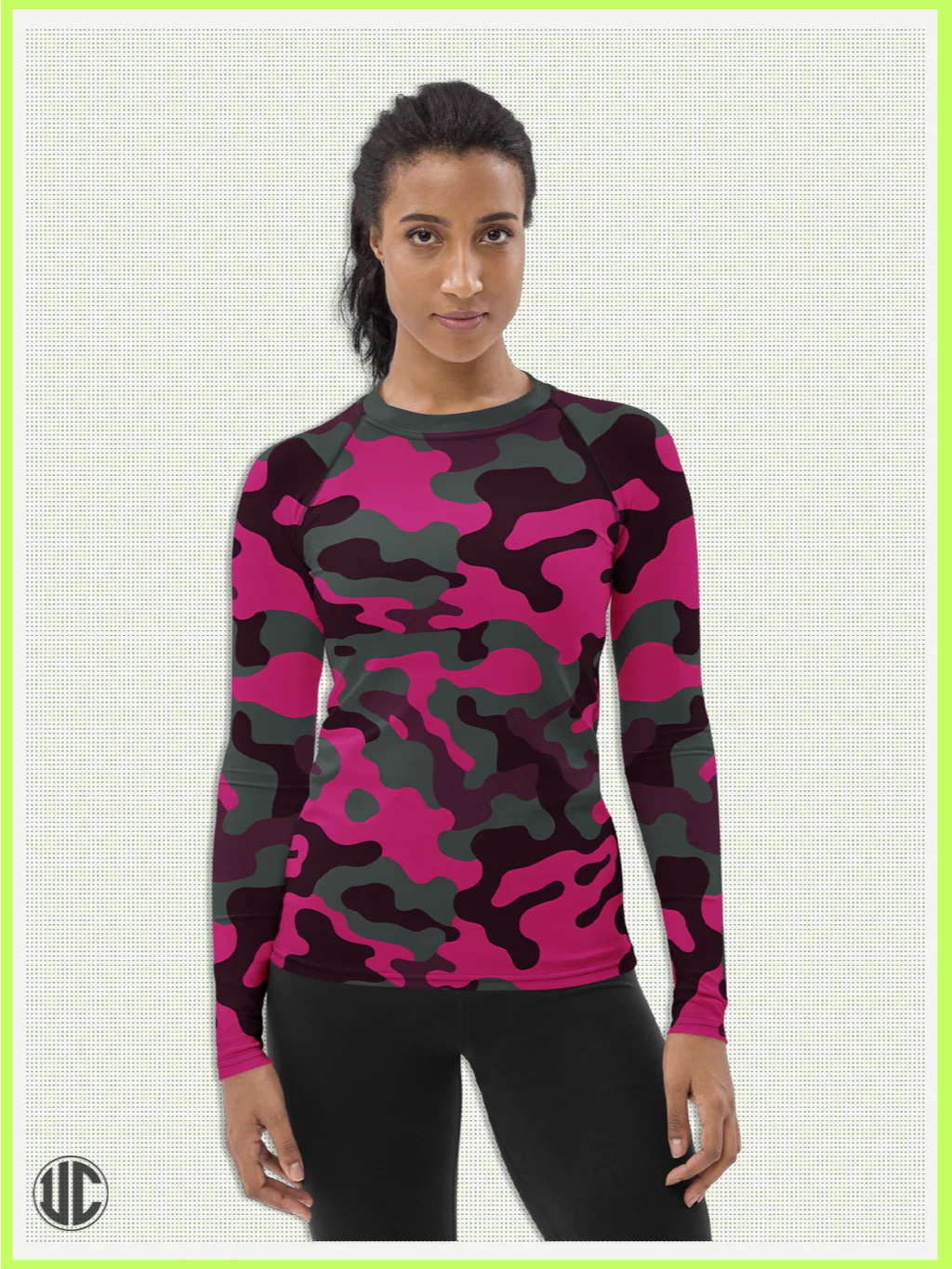 Savage Woodland Pink Camo - Women’s Rash Guard product image (5)