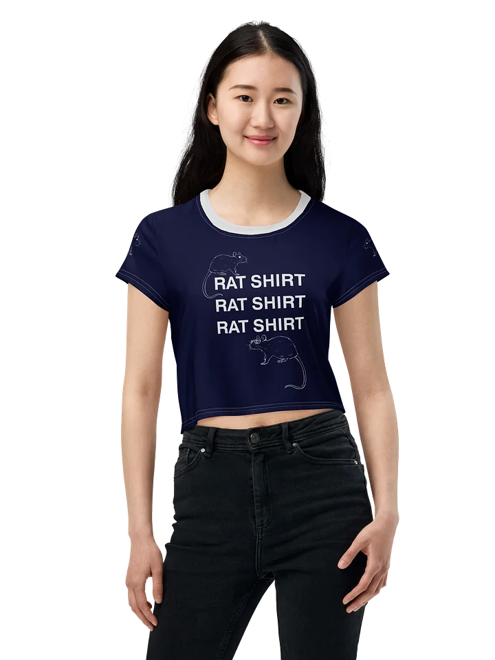 Rat Shirt ft. Rats crop tee product image (1)