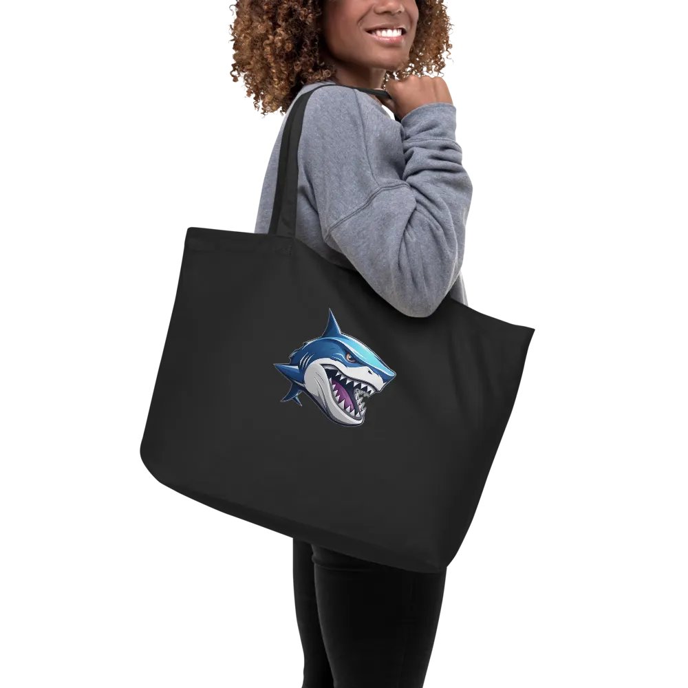 Fierce Shark Head Organic Tote product image (9)