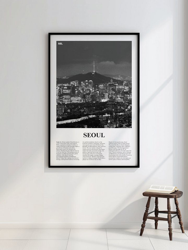 Seoul 01 Newspaper Poster product image (2)