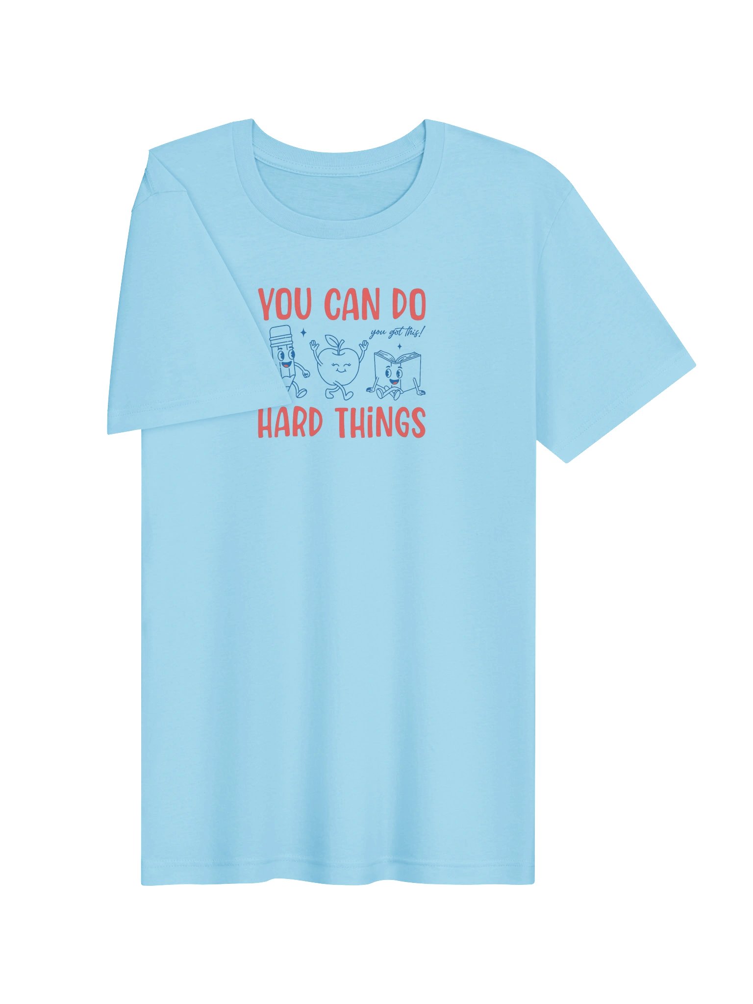Teacher T-shirt You Can Do Hard Things Classroom Tee product image (23)