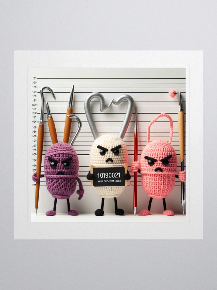 Bad Yarn Bandits 2 Kiss Cut Stickers product image (1)