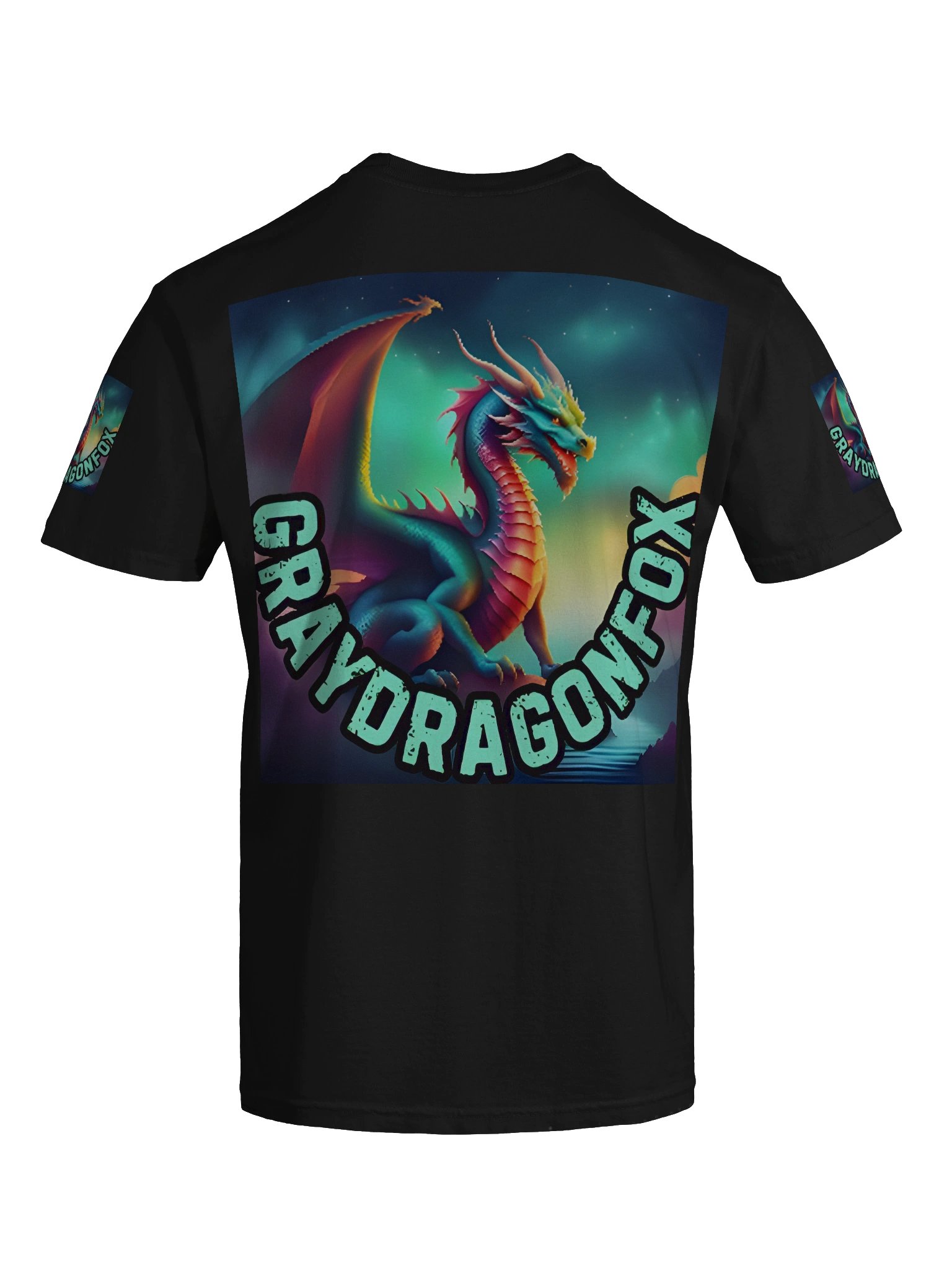 Graydragonfox "Squeeks Original" Decked Out Quad Logo Tee product image (9)