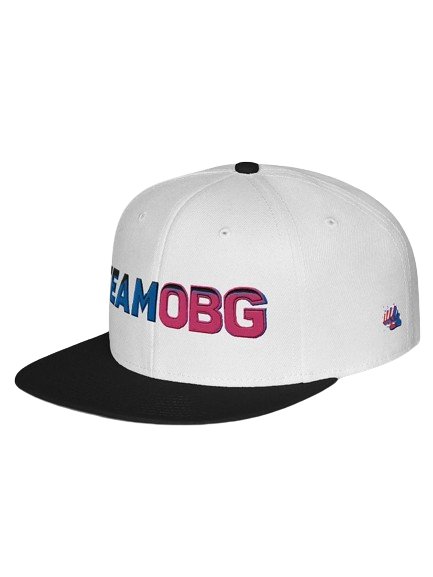 TeamOBG Snapback: White/Black product image (1)
