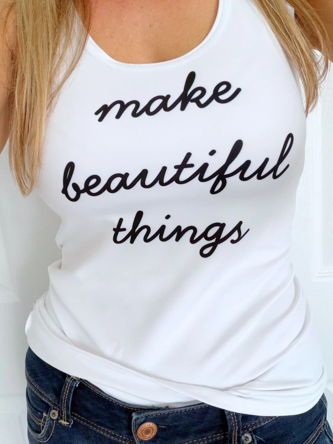 The Make Beautiful Things Tank product image (1)