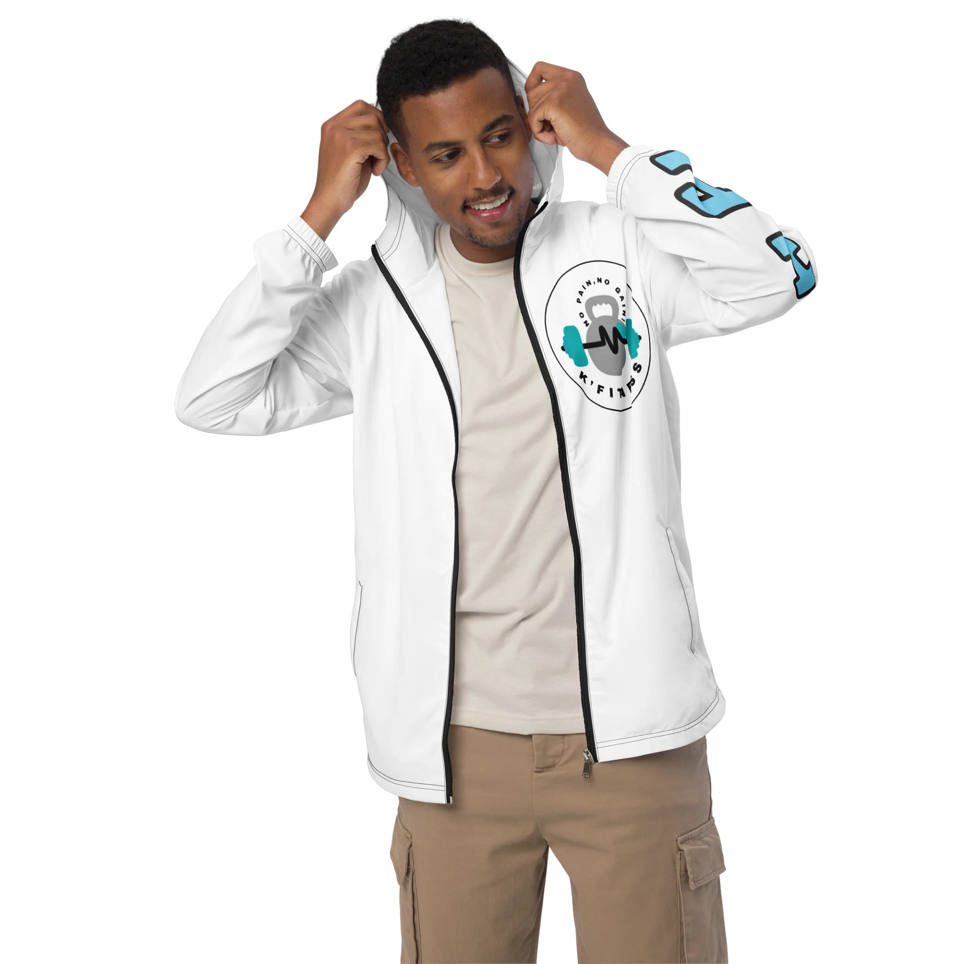 Heartbeat Kettlebell All-Over Print Windbreaker (snaccident) product image (4)