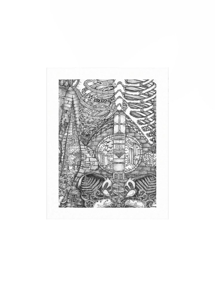 Skeleton - Original Art Print product image (2)