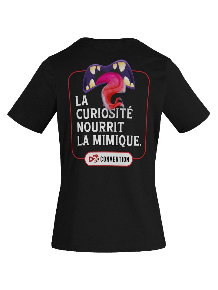 D20 - Mimique - V-neck noir product image (2)