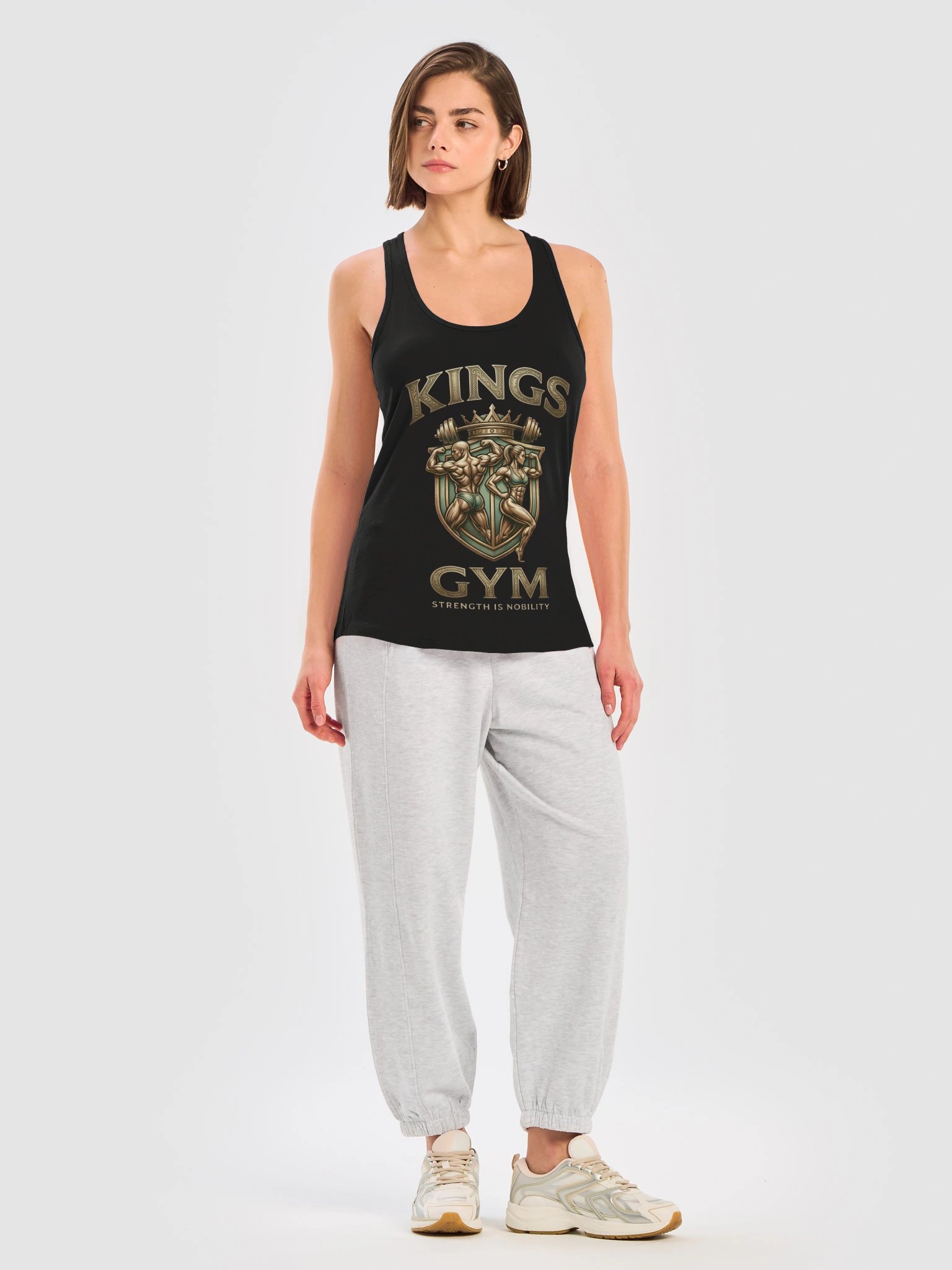 Kings Gym Women's Tank - Racerback Bodybuilding Top product image (23)