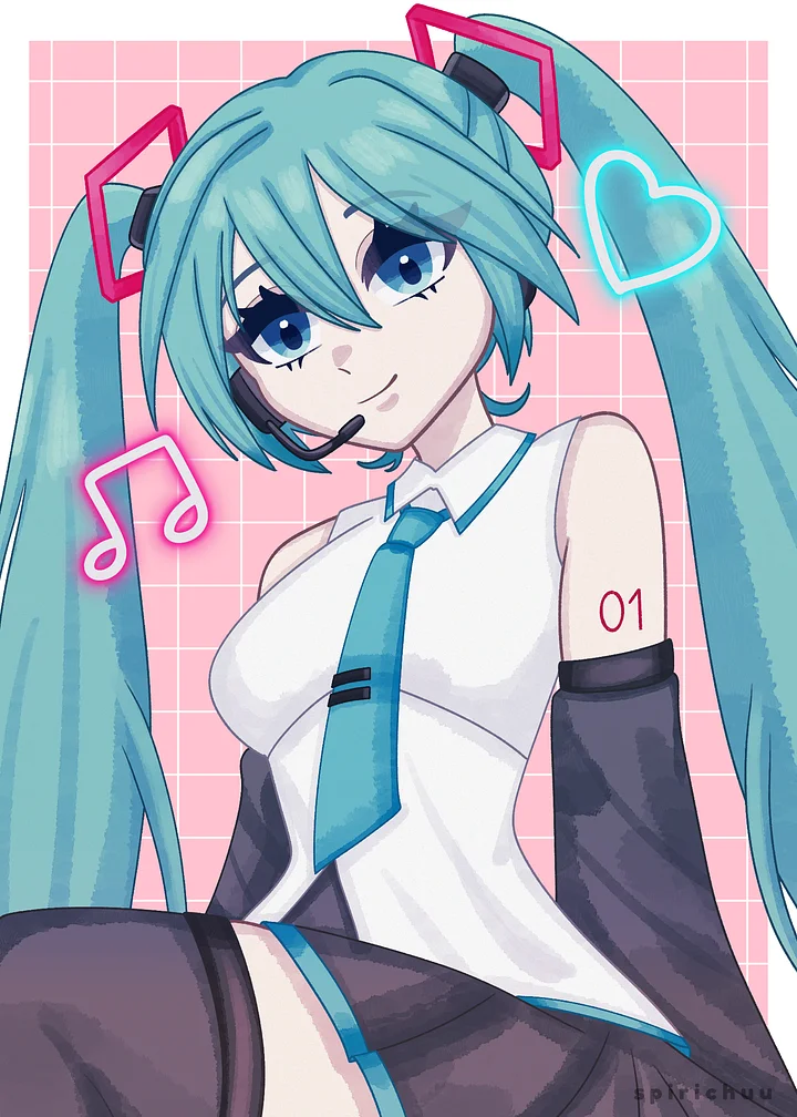 Hatsune Miku Postcard product image (1)