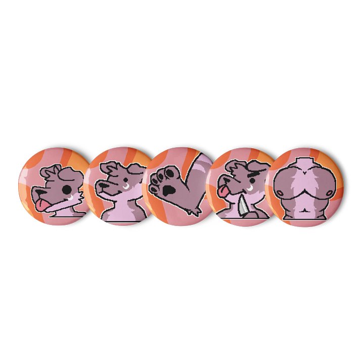 Nyx's Emote Button Pins product image (1)