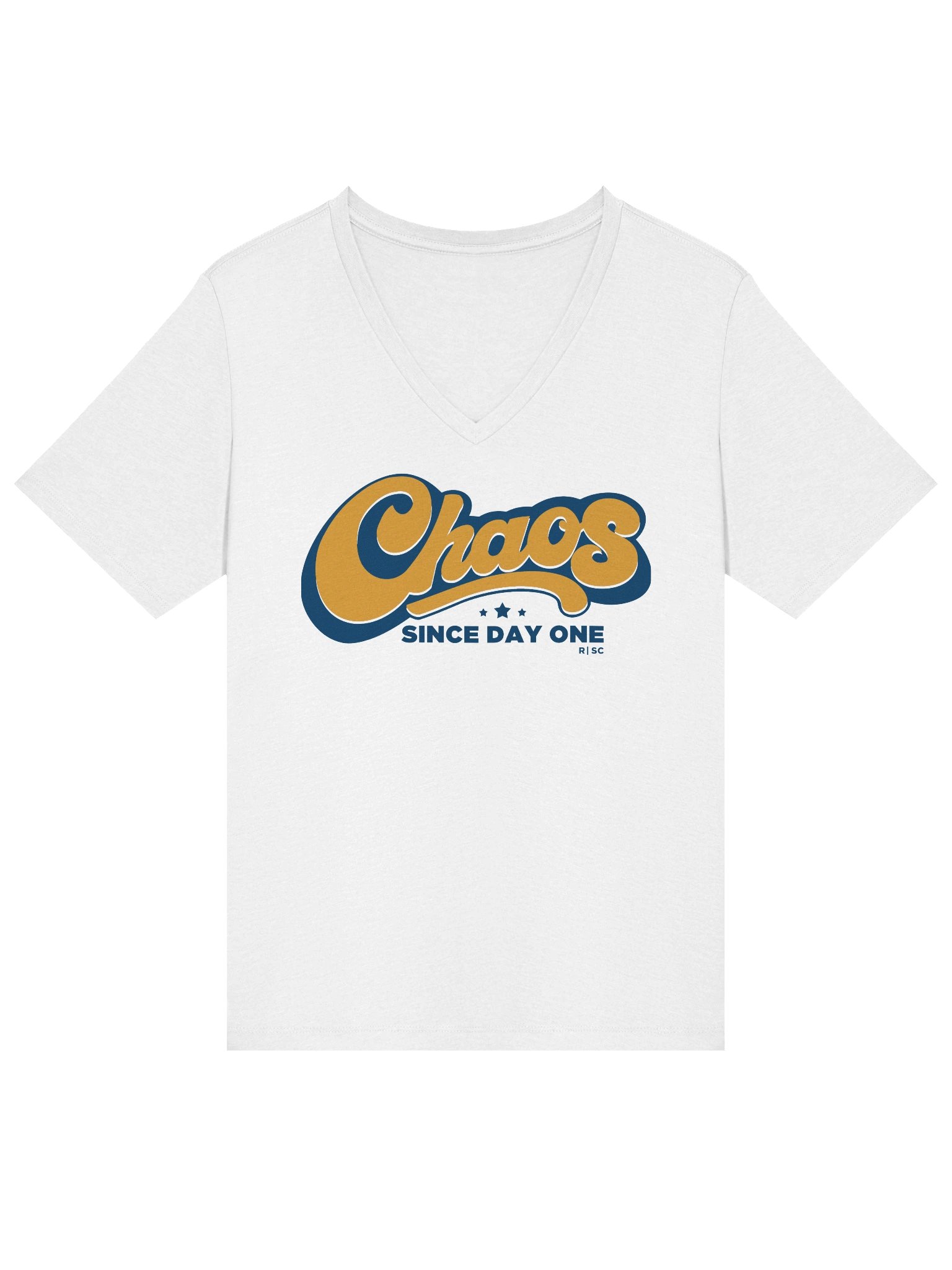 Chaos Since Day One V-neck T-shirt product image (3)