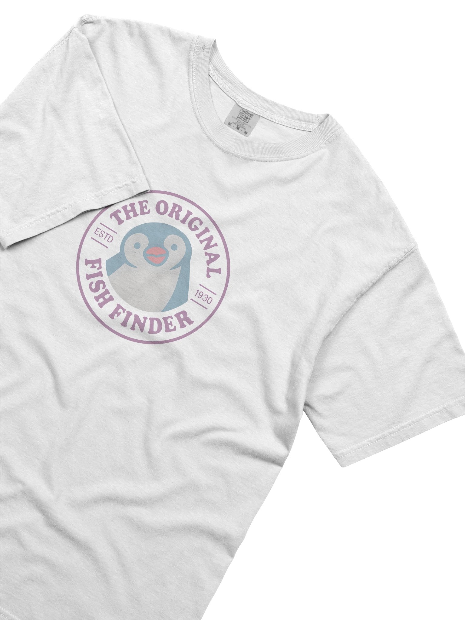 TOFF Penguin T-Shirt / The Original Fish Finder Penguin T-Shirt Semi Colour Heavyweight product image (2)