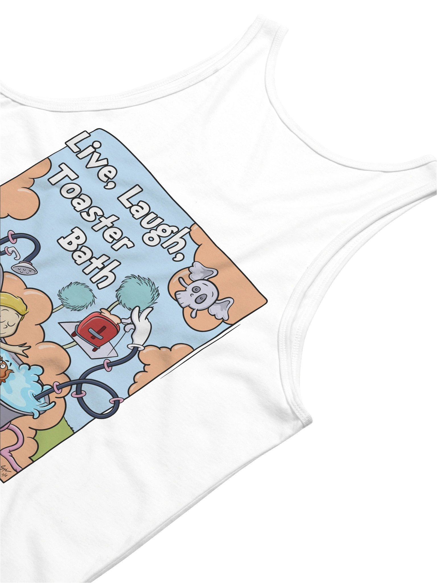 Live Laugh Toaster Bath Tank product image (14)
