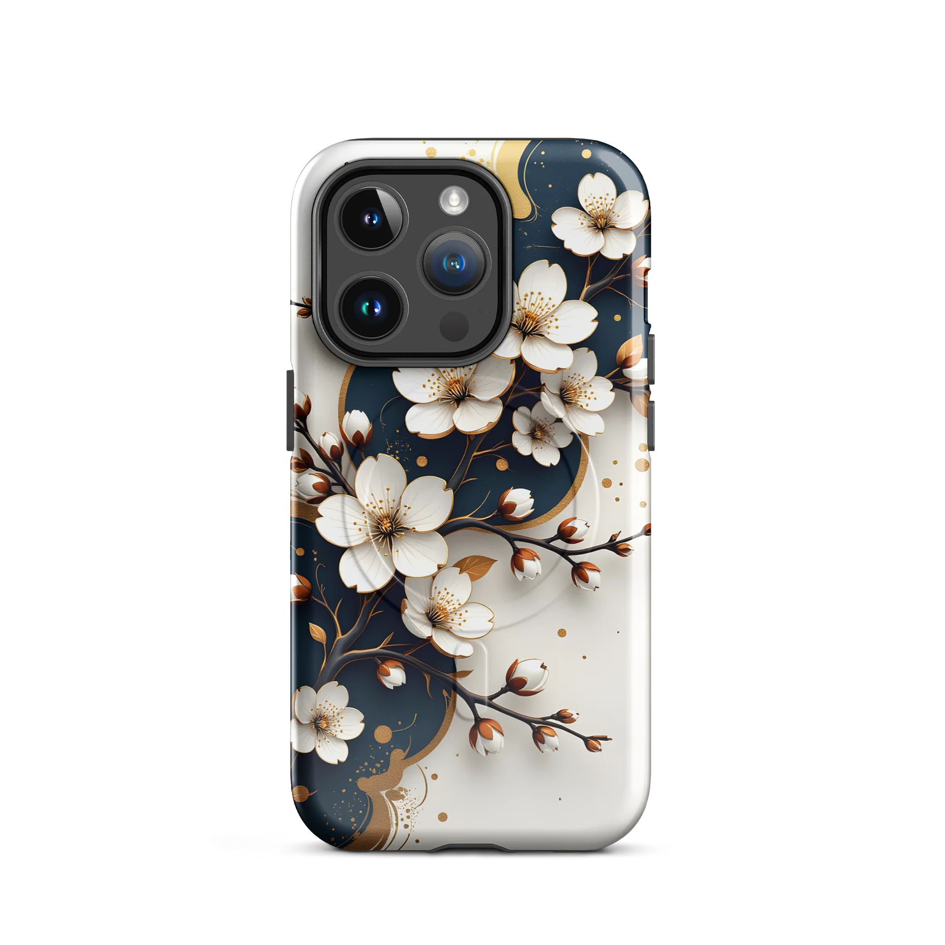 Navy Blossom MagSafe Tough Case product image (19)