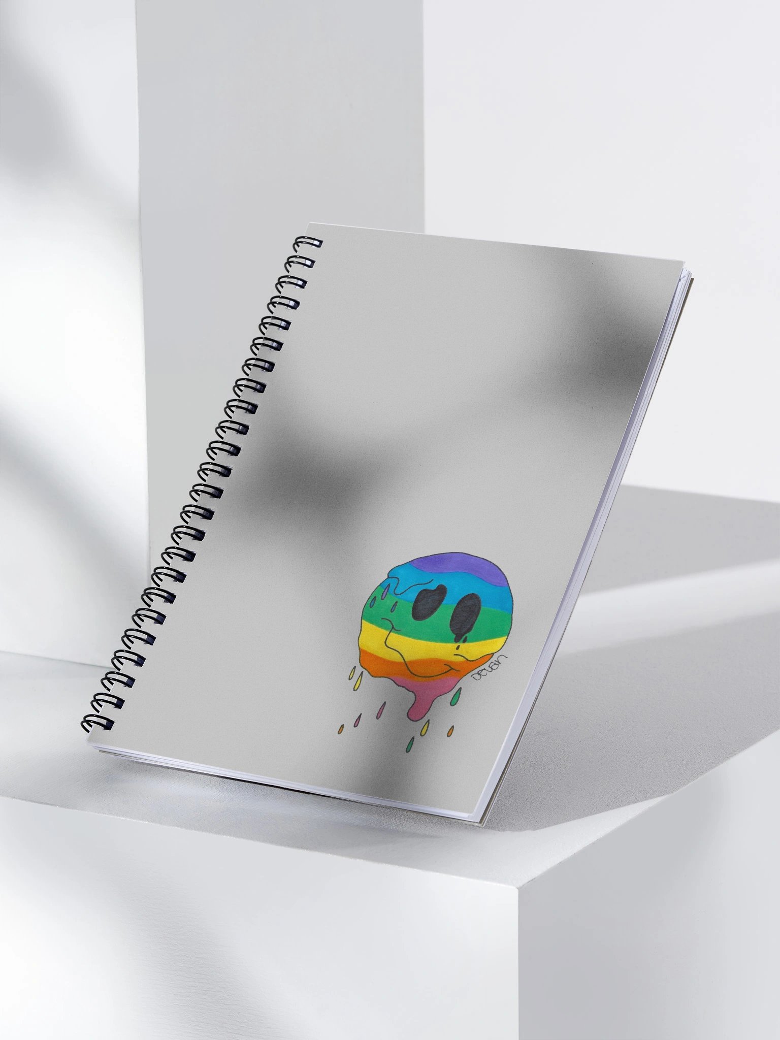 Melted Smiley Notebook product image (3)
