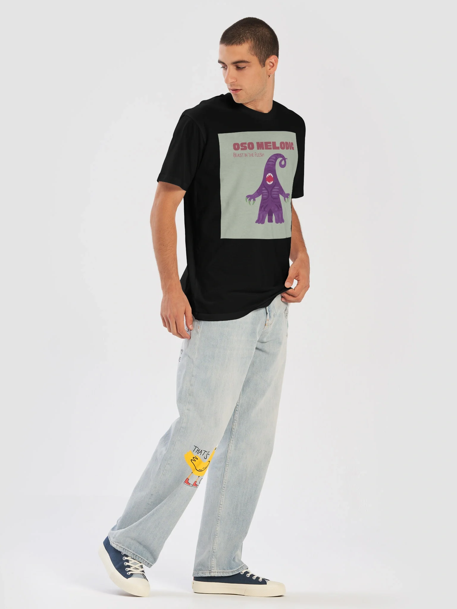 Oso Melodic Beast in the Flesh Cover T-shirt