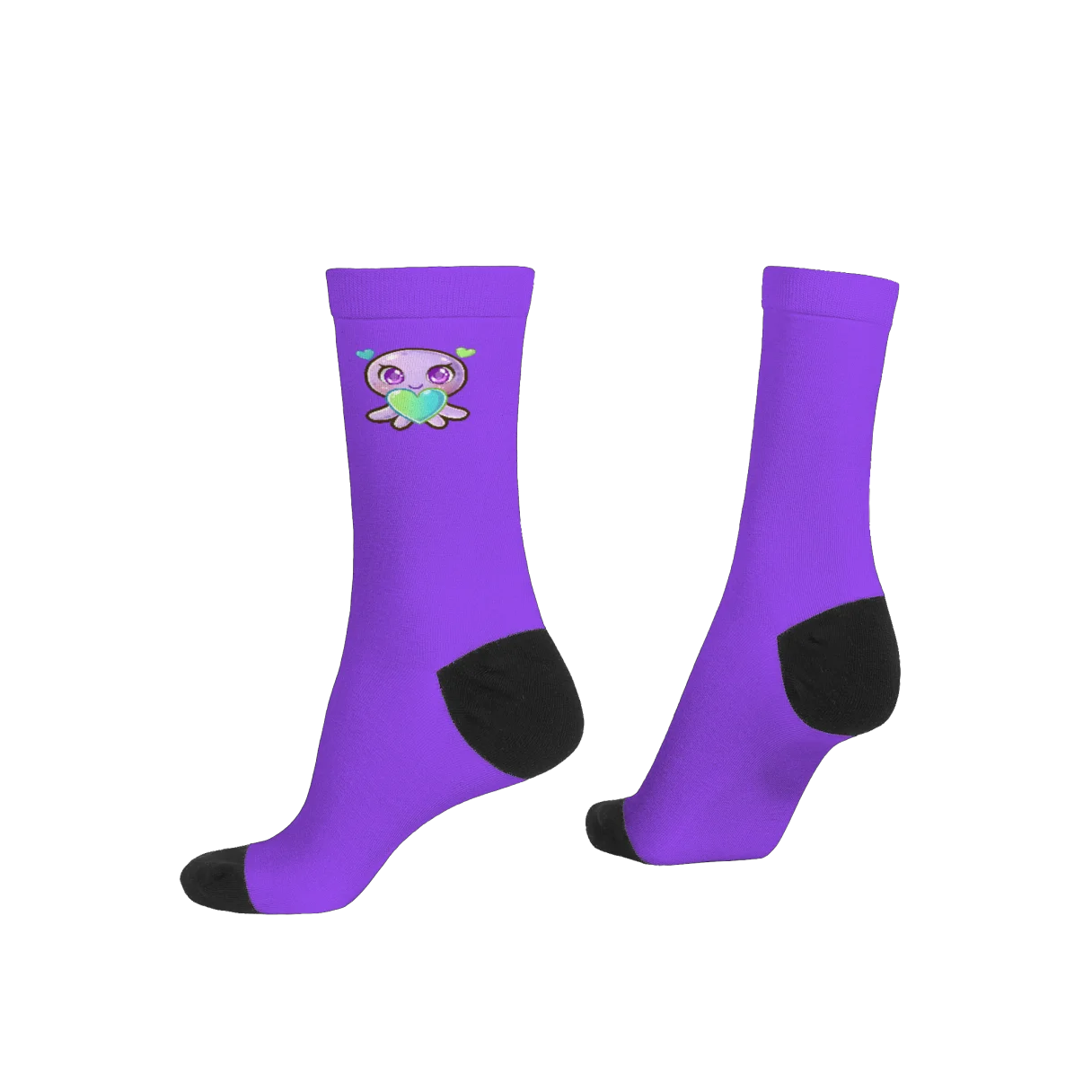 Inky Love Crew Socks product image (9)