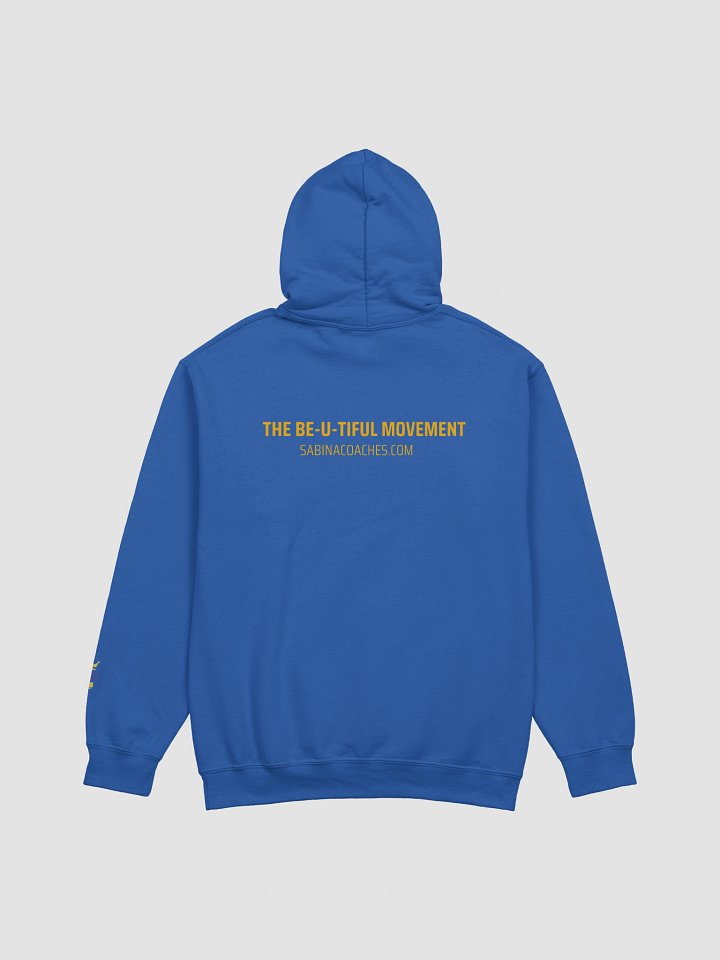Gildan Classic Push Yourself Hoodie_Blue_SC_Ctr product image (2)