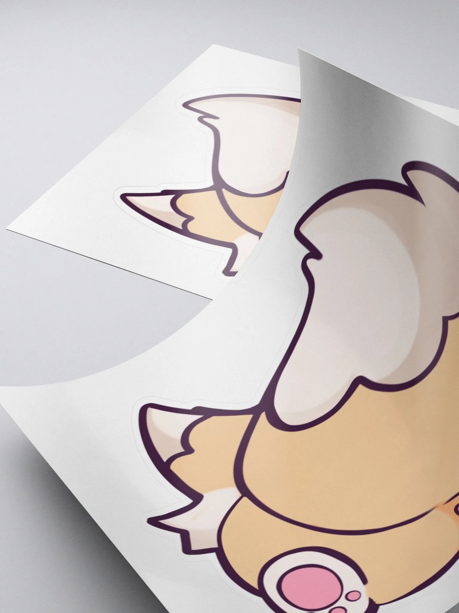 Fluffy tail Sticker product image (4)