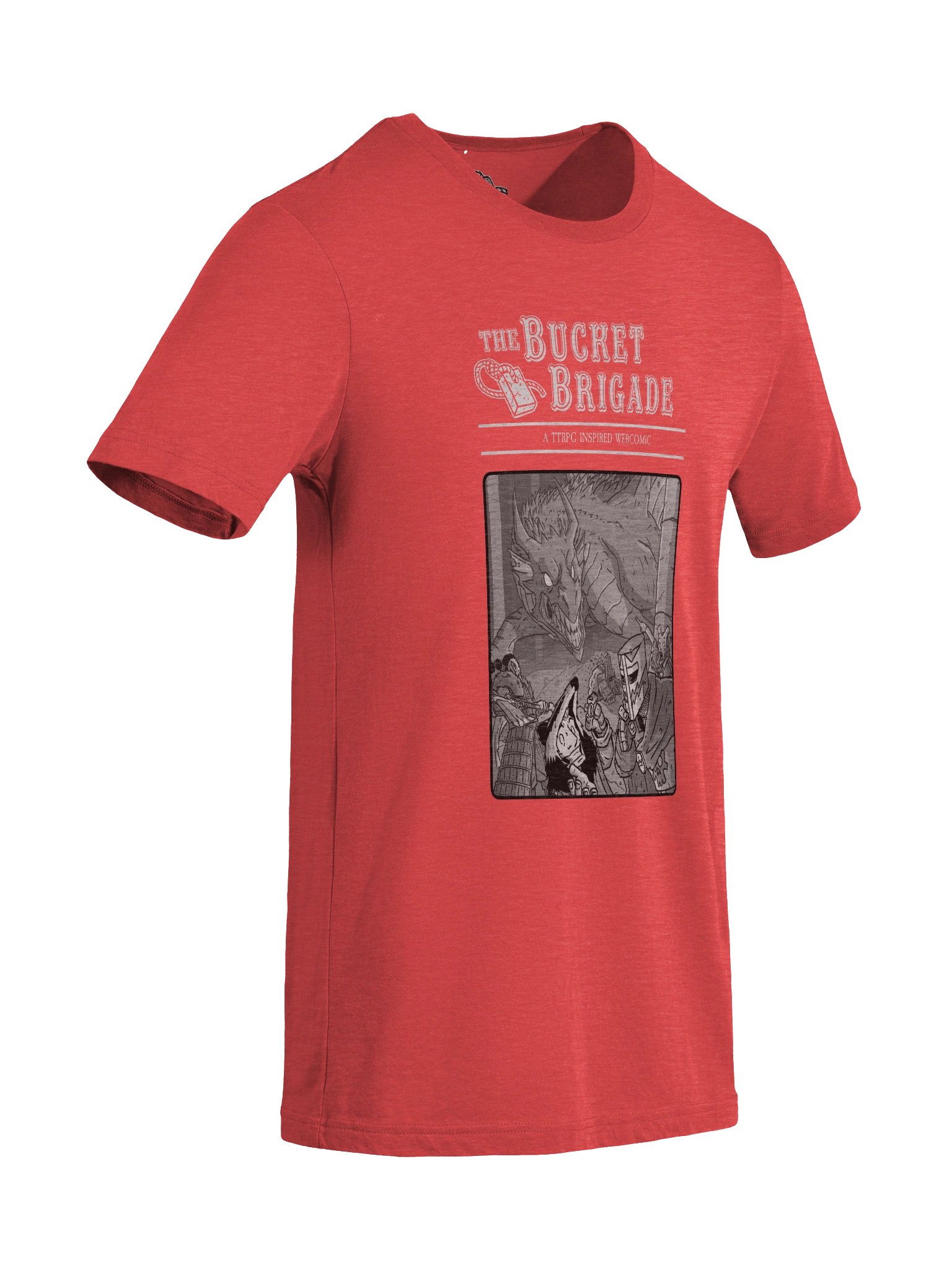 Red Box Short-Sleeve Triblend Shirt product image (44)