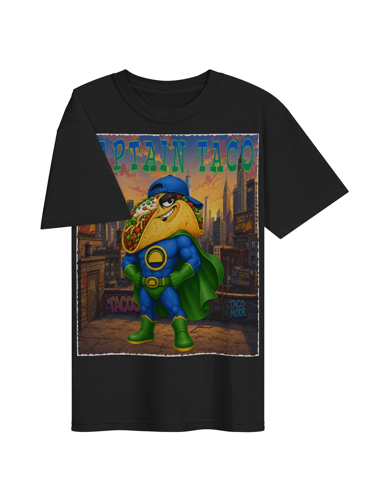 Captain Taco Comic Tee - The taco Family product image (32)