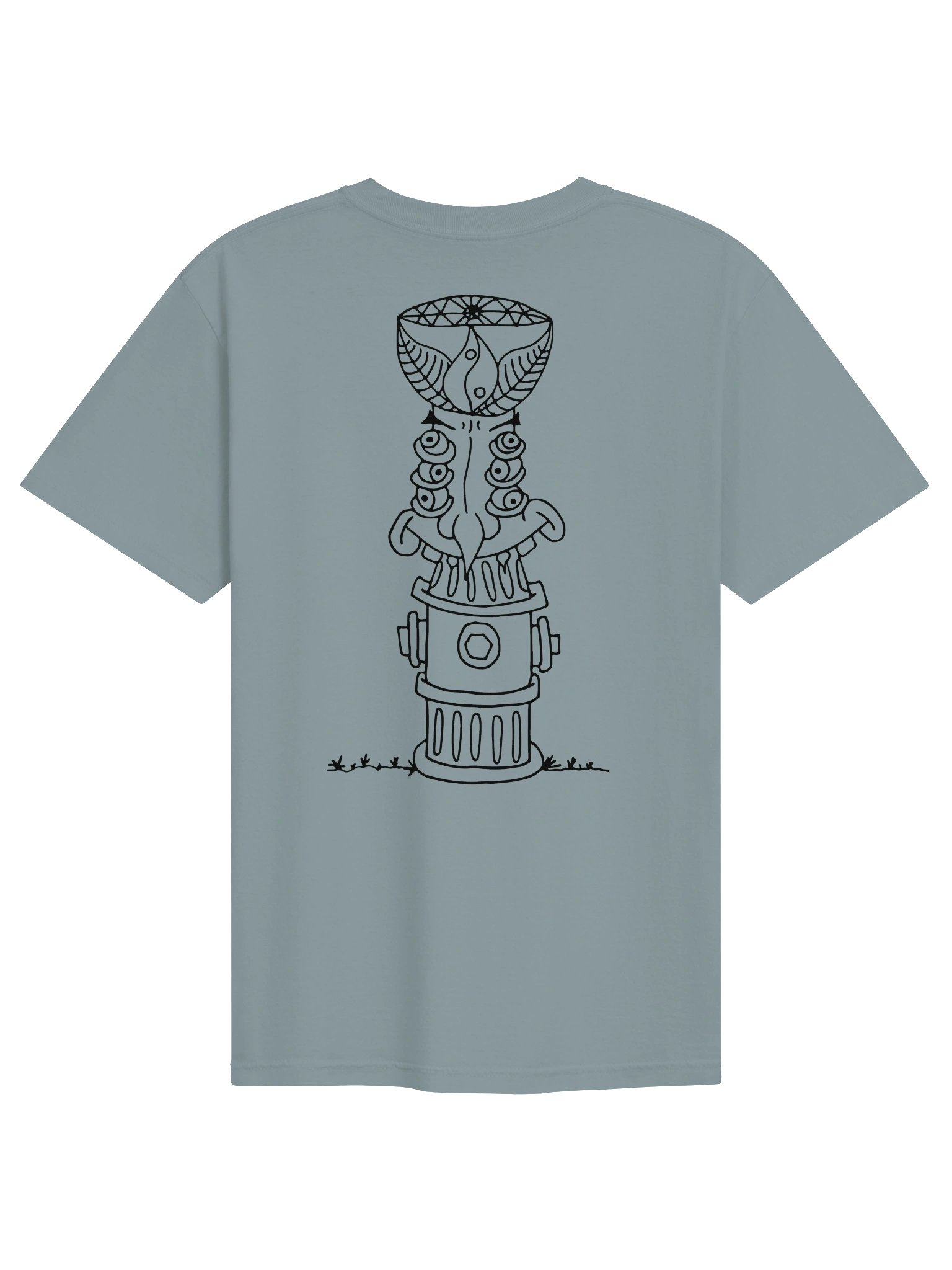 Fire Hydrant Tee Black Graphic product image (2)