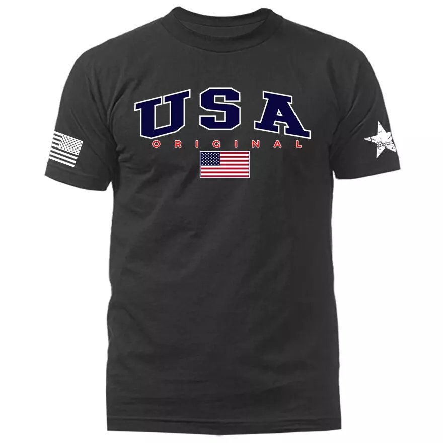 USA Original US Flag American Pride Patriot Patriotic Graphic T-shirt product image (1)
