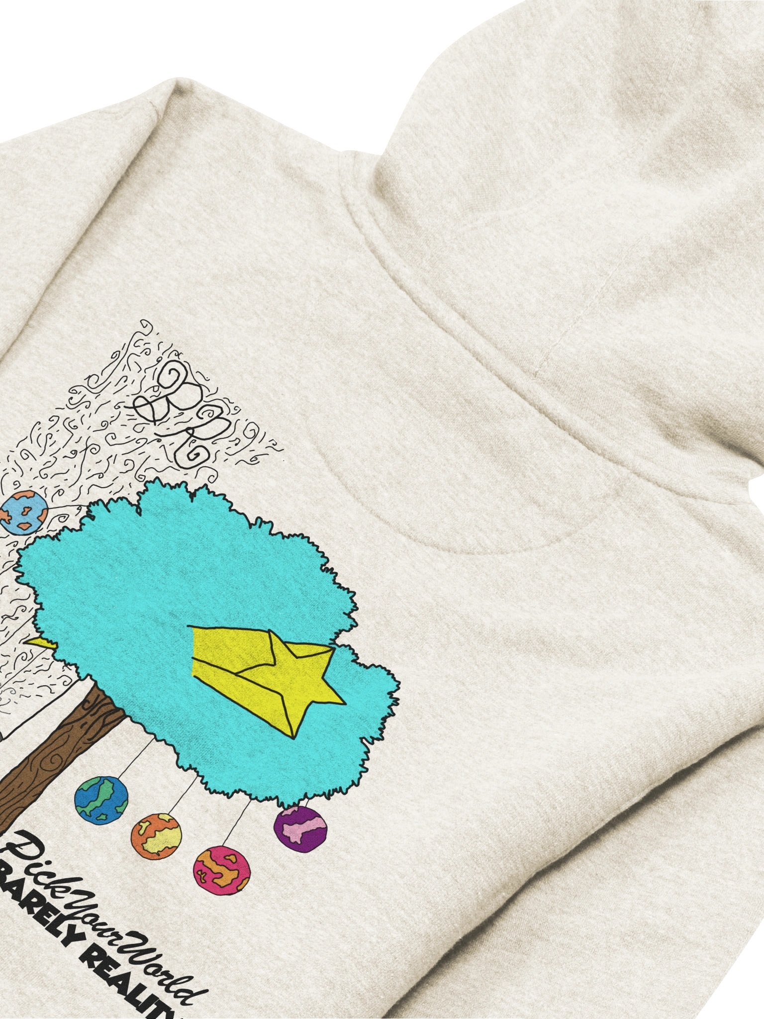 "PICK YOUR WORLD" HOODIE (BL) product image (12)