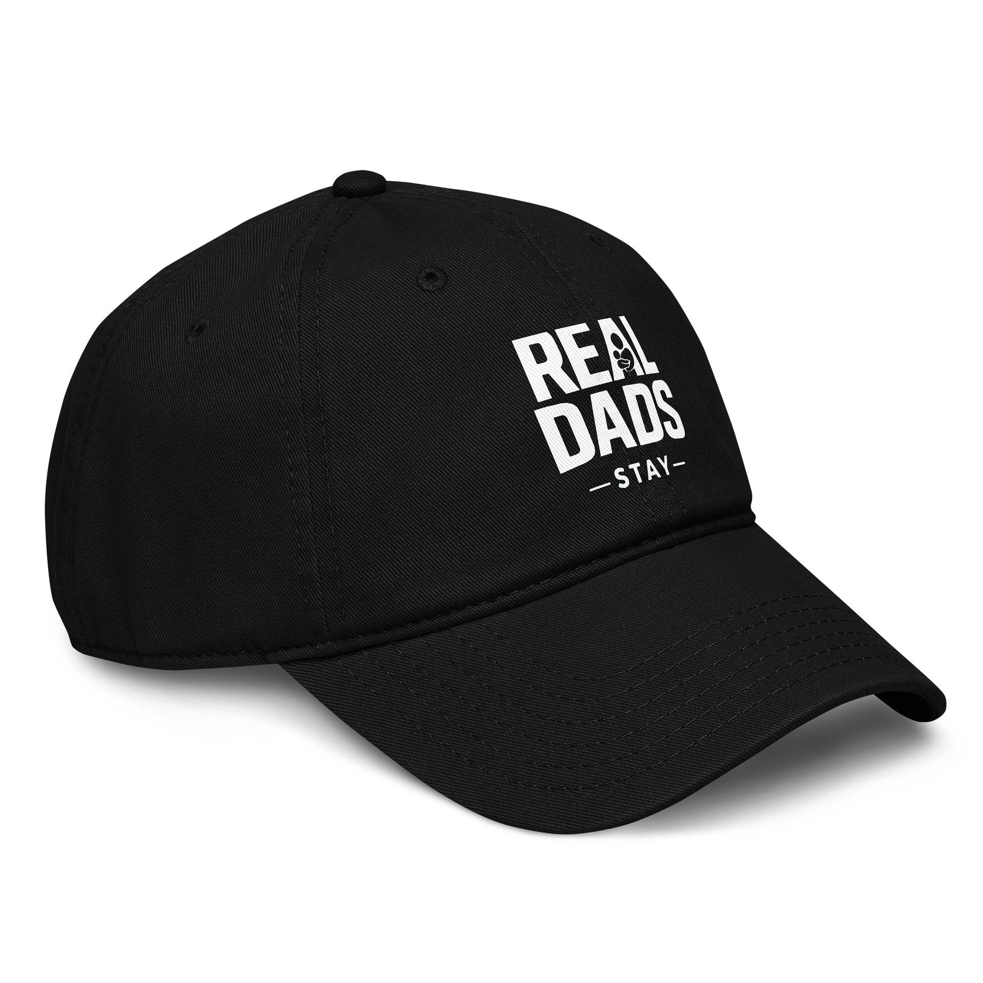 Real Dads Stay Baseball Cap product image (8)