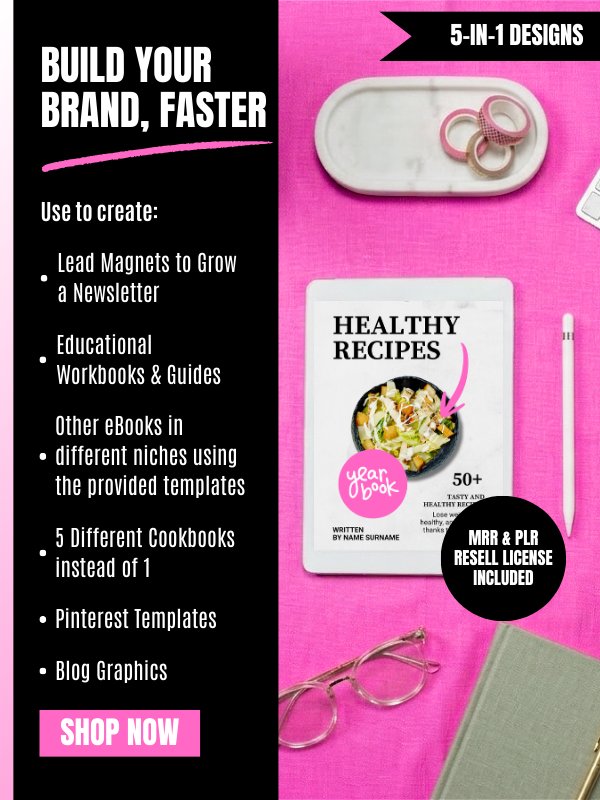 MRR PLR Cookbook & Recipe Book Canva Template product image (10)