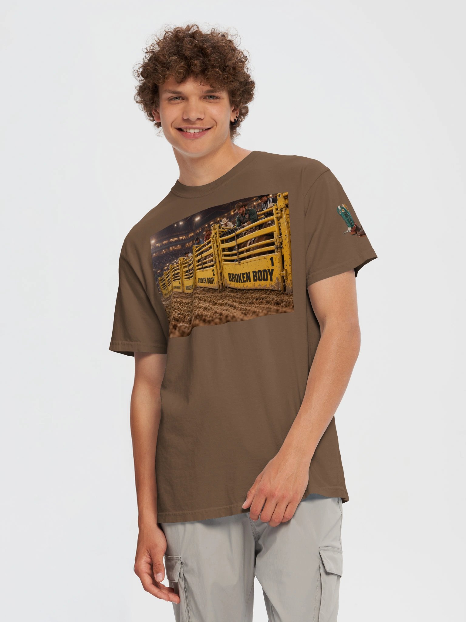 Saddle Bronc Get Ready T-Shirt | ROUGHSTOCK RODEO™ product image (115)