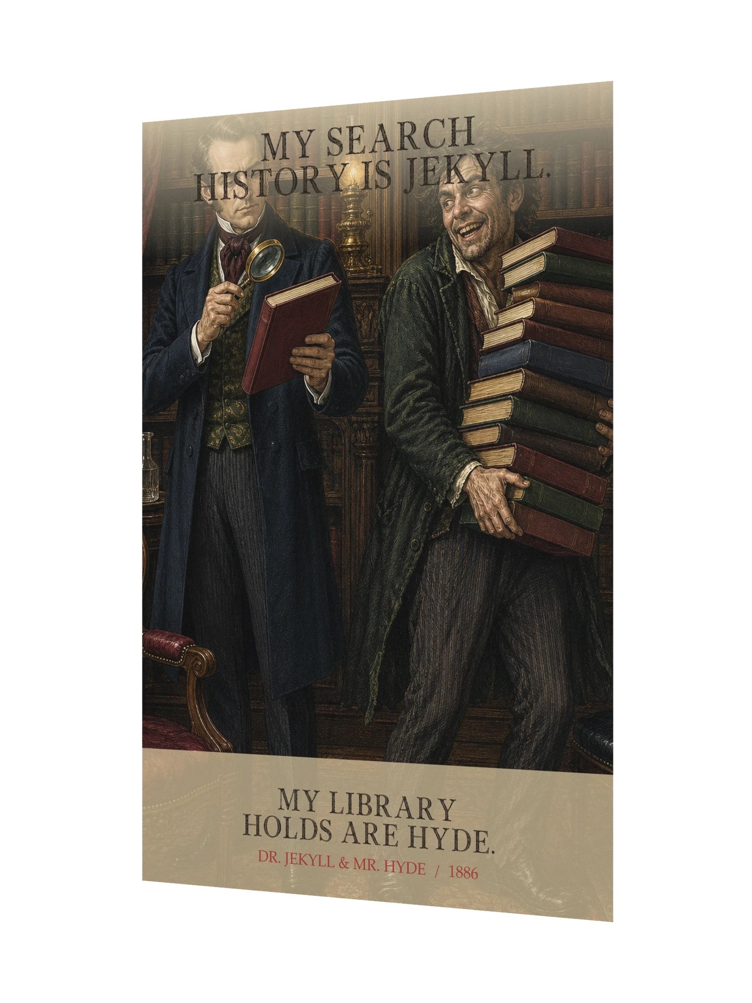 Search Jekyll Holds Hyde -- The Strange Case of Dr Jekyll and Mr Hyde Art Print product image (11)