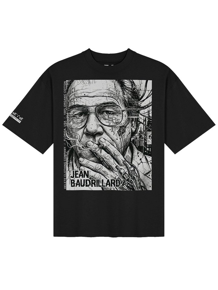 Delete "Baudrillard" Oversize T-Shirt product image (1)